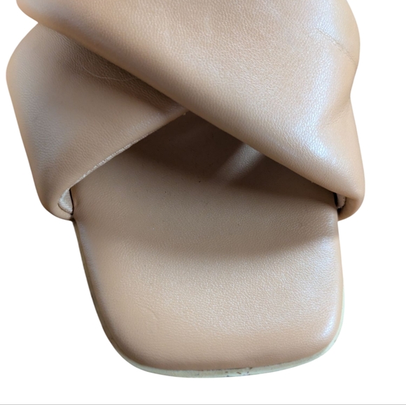 American Eagle Cross-Strap Block Heel Clog Tan Size 9.5 - Picture 9 of 14